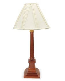 David Linley (b. 1961), A Neoclassical-style wood table lamp, circa 1995