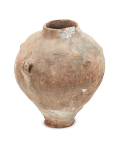A large Byzantine terracotta pottery jar