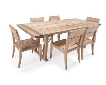 Christian Liaigre (1943-2020), An outdoor dining set from the 'Great Outdoors' collection for Holly