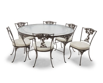 A Brown Jordan 'Morning Glory' patio dining set