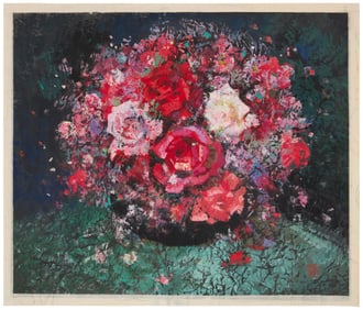 Wang Xia (b. 1936), "Red Symmetric"