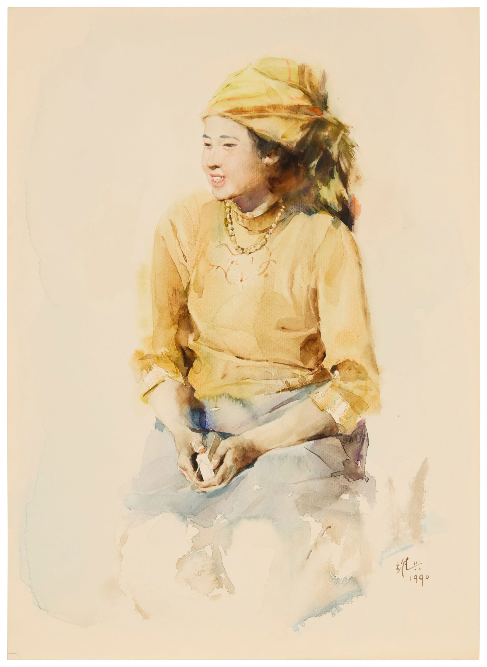 Guan Weixing (b. 1940), "Mei Ling," 1990 (1 of 5)