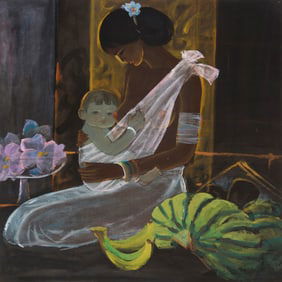 Zhang Keng (b. 1948), "Oriental Madonna"