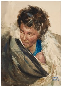 Liu Fenglan (b. 1944), "Tibetan Herder," 1989