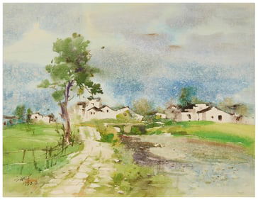 Liu Fenglan (b. 1944), "The Village," 1990