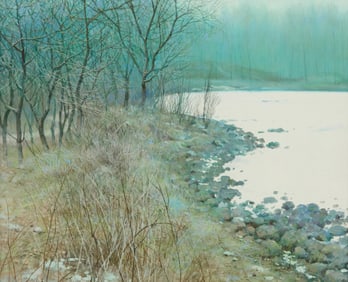 Li Taihuan (b. 1955), "River in Autumn," 1993
