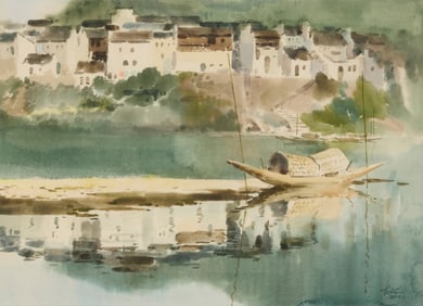 Yuan Long (b. 1936), "Sampan Sail," 1989