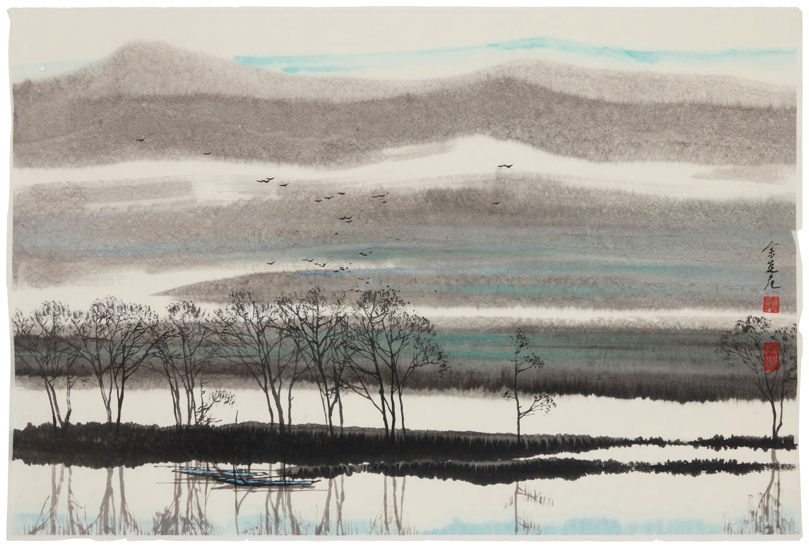 Yu Kewei (b. 1941), "Dusk" (1 of 5)