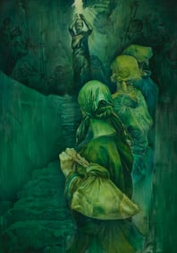 Cheng Yuan (b. 1952), "Toward the Light," 1990
