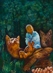 Cheng Yuan (b. 1952), "Childhood," 1988