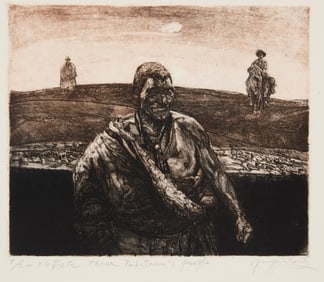 Yang Jinsong (b. 1955), "Three Tabetian's [sic] People"