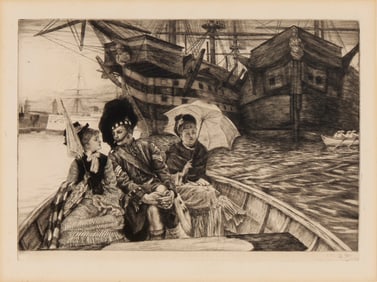 James Jacques Joseph Tissot (1836-1902), "Entre les deux mon coeur balance," 1877