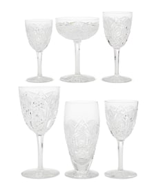 A Baccarat glass 'Lagny' stemware service