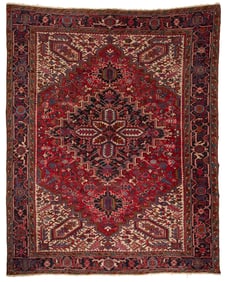 A Heriz rug