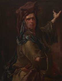 Johann Georg Dathan (1701-1749), "Wild Huntsman, in ragged clothes" (likely a self-portrait of the