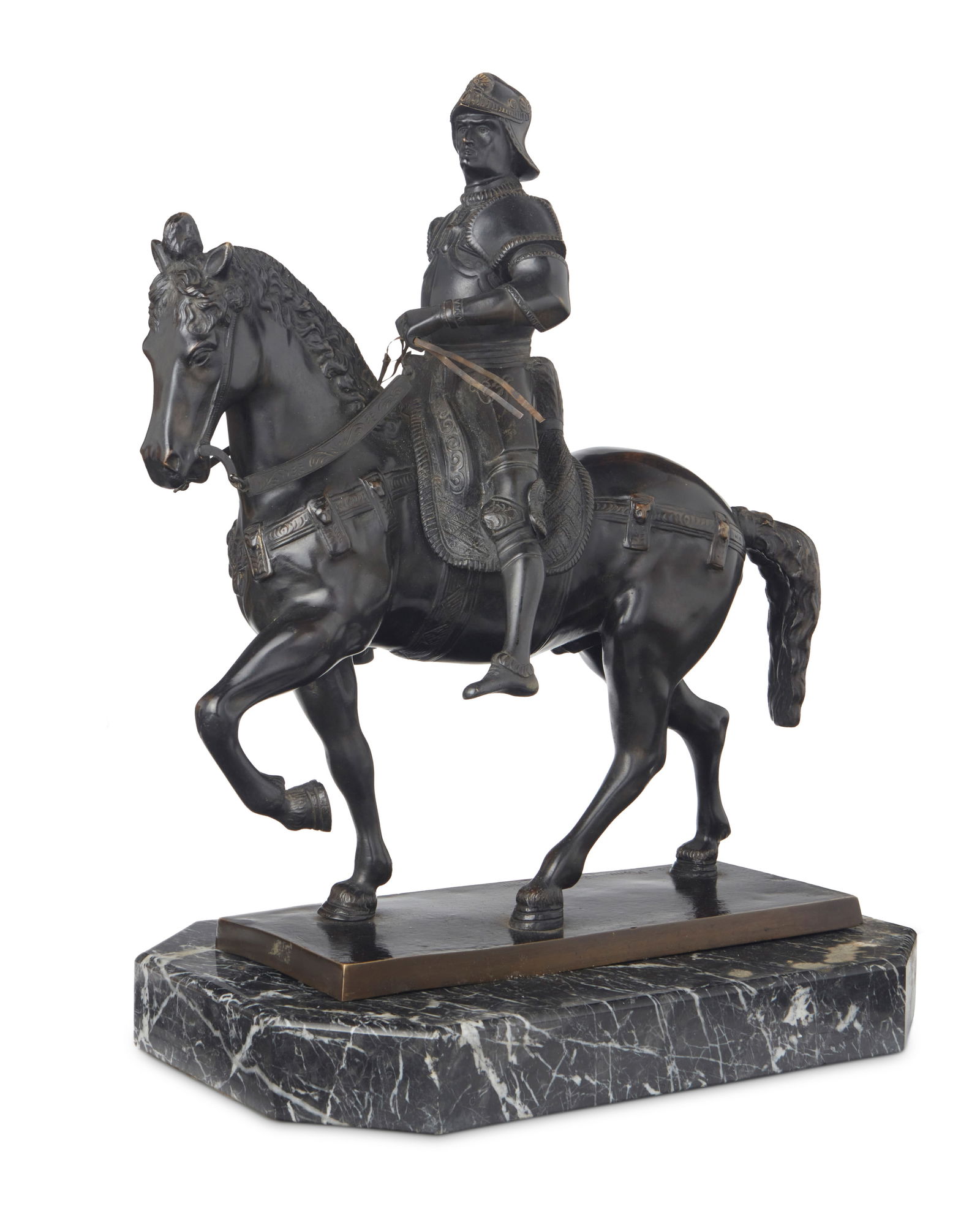 A patinated bronze equestrian statue of Bartolomeo Colleoni (1 of 6)
