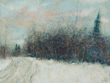 Bernard Gantner (1928-2018), French winter road
