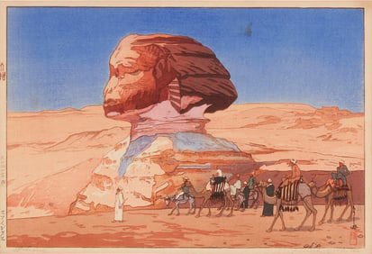Hiroshi Yoshida (1876-1950), "Sphinx," 1925