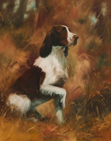 John Trickett (b. 1953), Springer spaniel
