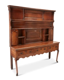 A George III oak Welsh dresser