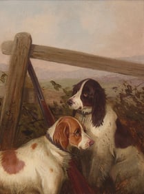 Colin Graeme (1858-1910), Two spaniels
