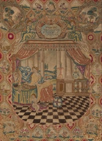 A Baroque 'Vanitas' needlework panel
