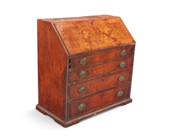 A Victorian slant-front desk