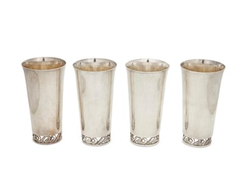 A set of eleven International sterling silver mint juleps