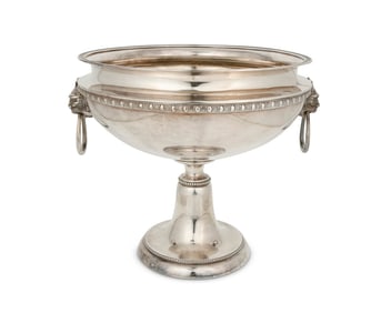 A Tiffany & Co. sterling silver pedestal bowl