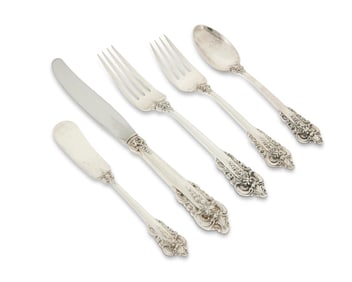 A Wallace sterling silver 'Grand Baroque' flatware service