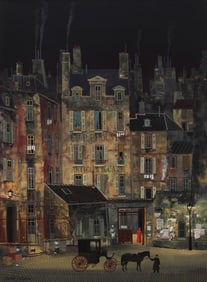 Michel Delacroix (b. 1933), "Cour de Rohan"