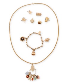 A Group of Gold Jewelry