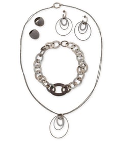 Pesavento: A Group of 'Polvere Di Sogni' Sterling Silver Jewelry