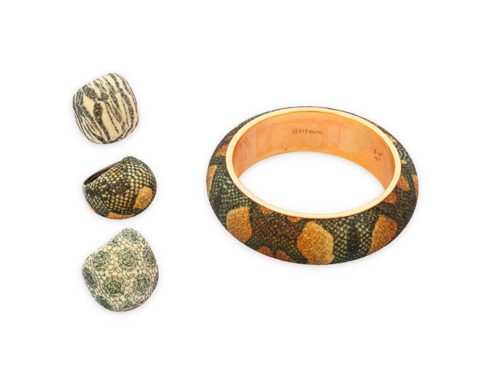 Pesavento: A Group of 'Polvere Di Sogni' Sterling Silver Jewelry (1 of 2)