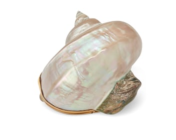 Judith Leiber: A Vintage Pearl Turbo Shell Clutch Minaudiere