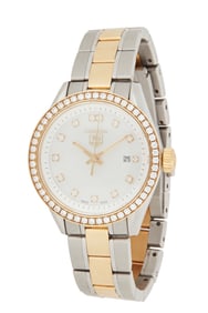 Carrera and Tag Heuer: A Stainless Steel, Gold and Diamond Watch