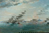 William Alexander Coulter (1849-1936), "Windjammers and other commercial sail in the San Francisco