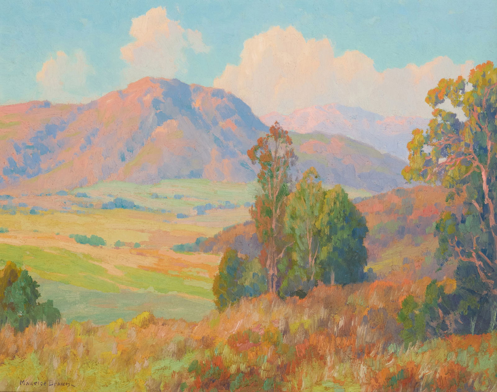 Maurice Braun (1877-1941), "San Diego Hills" (1 of 8)
