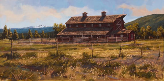 Don Brown (20th century), "Old Red Barn," 2000