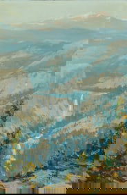 Frank Howard Marshall (1866-1945), "Vernal and Nevada Falls," 1925