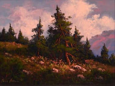 Heinie Hartwig (b.1937), "Light on the Ridge"