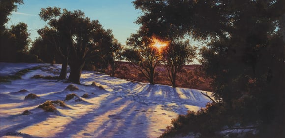 James Lee (b. 1952), "Sunset Shadows"