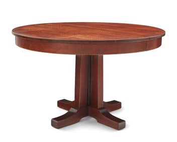 An L. & J. G. Stickley oak dining table