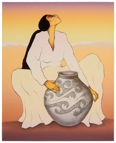 R.C. Gorman (1932-2005, Navajo/Dine), "Salina," 1989