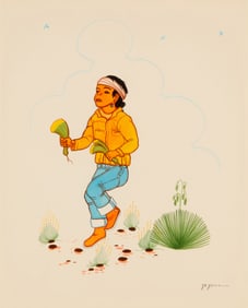 Beatien Yazz (1928-2013, Navajo/Dine), Young dancer