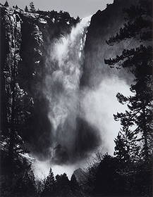 After Ansel Adams (1902-1984), "Bridalveil Fall, Yosemite National Park," circa 1927: After Ansel Adams(1902-1984)"Bridalveil Fall, Yosemite National Park," circa 1927Gelatin silver print on paperUnsigned; Alan Ross, California, 2006, prntr., and his initials, verso; with the special e