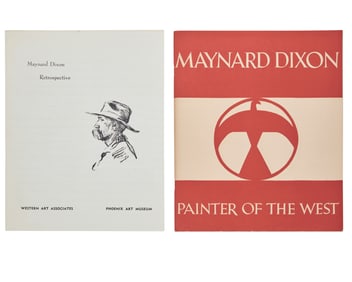 "Maynard Dixon: Painter of the West" exhibition booklet Signed by Edith Hamlin Dixon