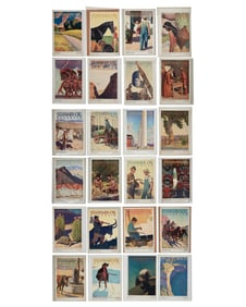 A collection of "Standard Oil" bulletins with covers illustrated by Maynard Dixon (1875-1946)