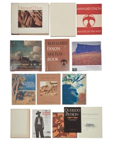 A group of Maynard Dixon reference books