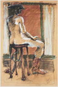 Margaretta Starrs (b. 20th century), "Cowgirl," 1982